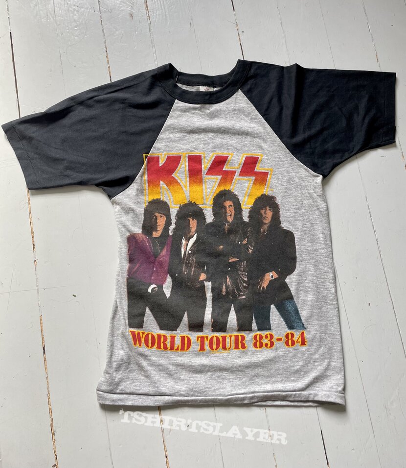 Kiss World tour 83-83 raglan shirt