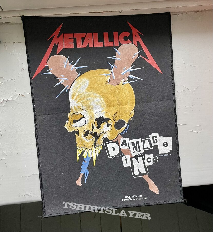 Metallica 1987 backpatch