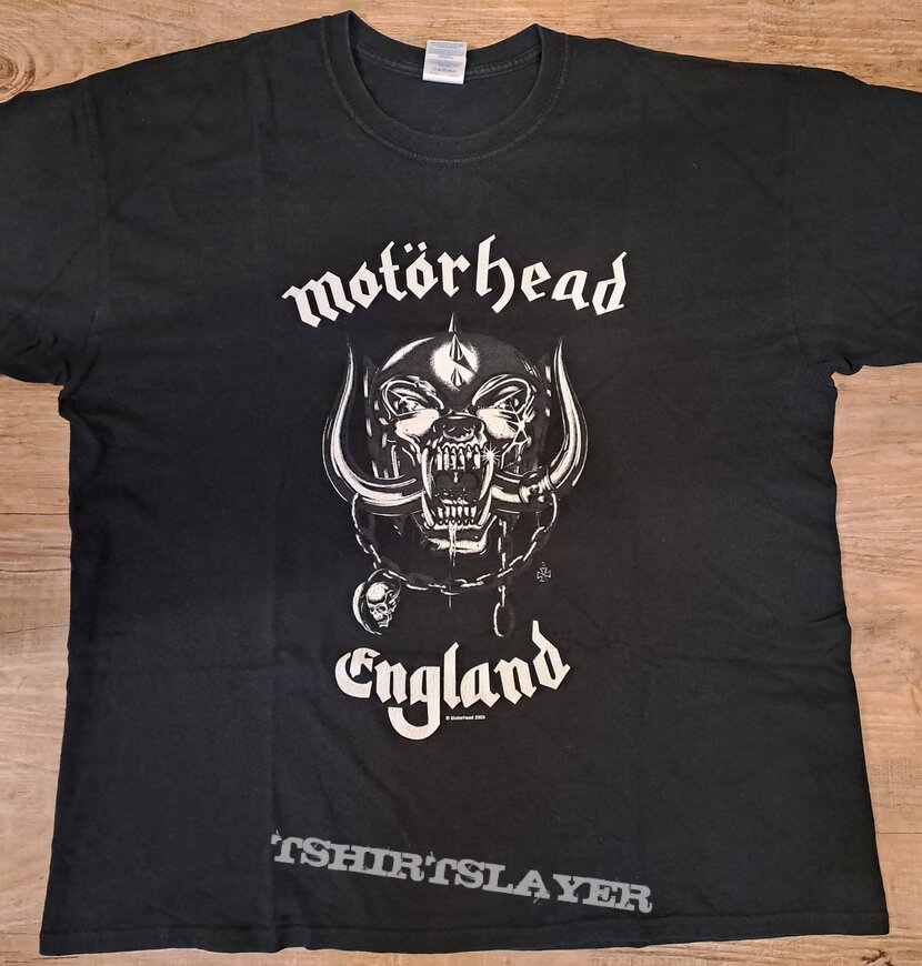 Motörhead, Motörhead England T-Shirt TShirt or Longsleeve (slayerhead's) |  TShirtSlayer