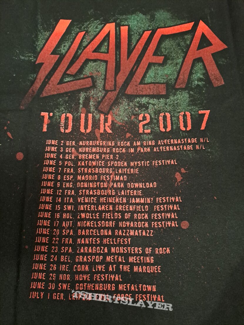 Slayer Das Boot Tour T-Shirt 