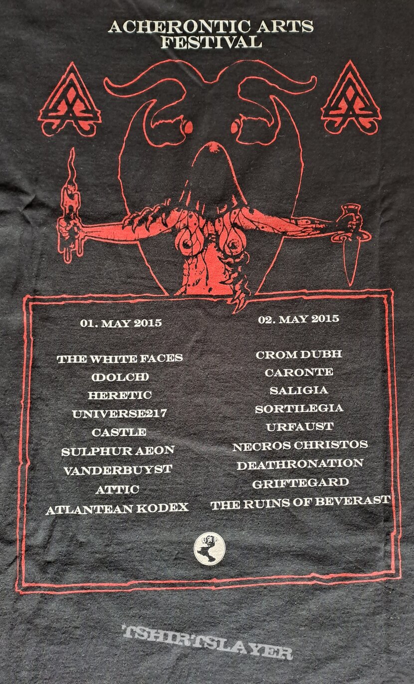 The White Faces Acherontic Arts Festival 2015 T-Shirt 