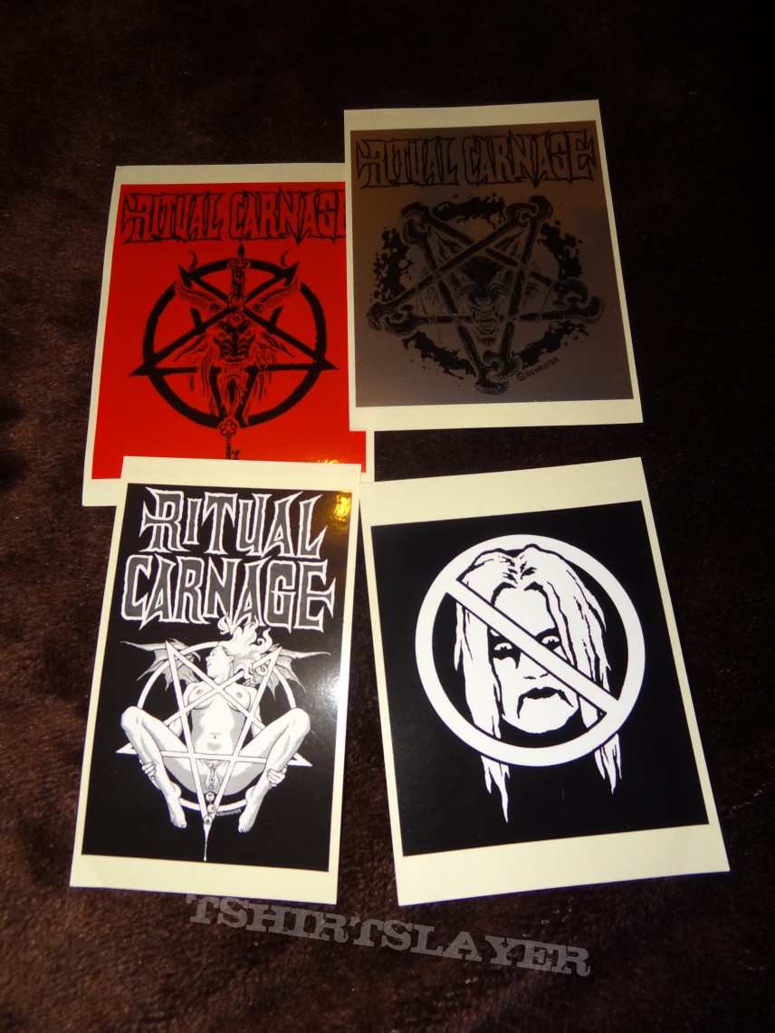 Ritual Carnage stickers