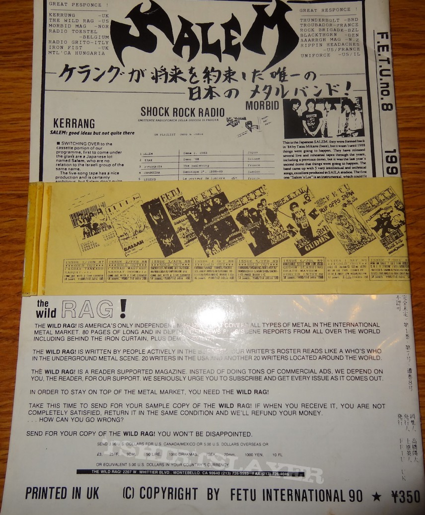 Other Collectable - FETU 8 final issue