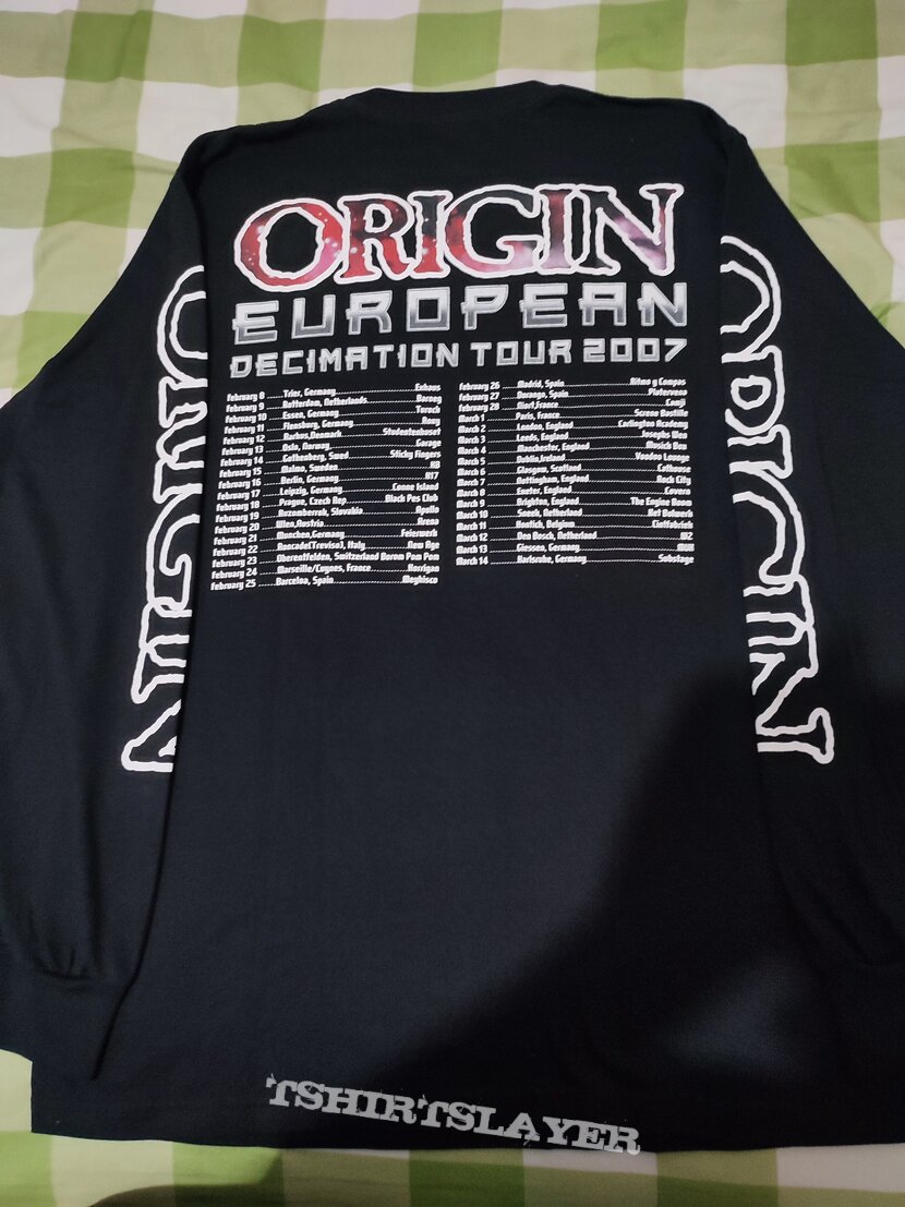 Origin Europan Decimation Tour 2007