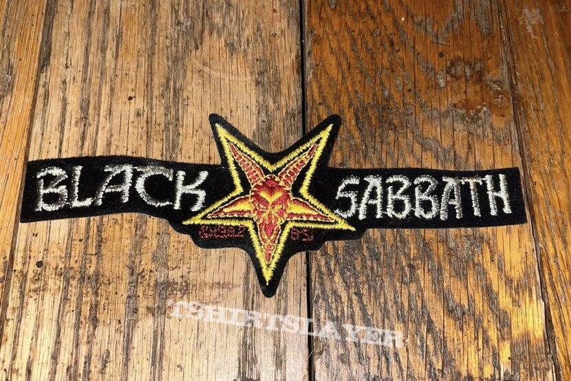 1982 Black Sabbath Patch