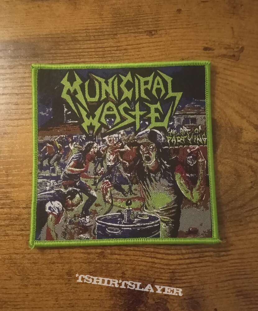 Municipal Waste - The art of partying, woven patch