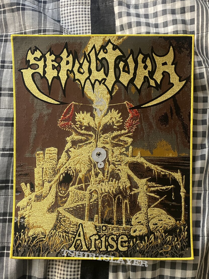Sepultura Arise Woven Back Patch