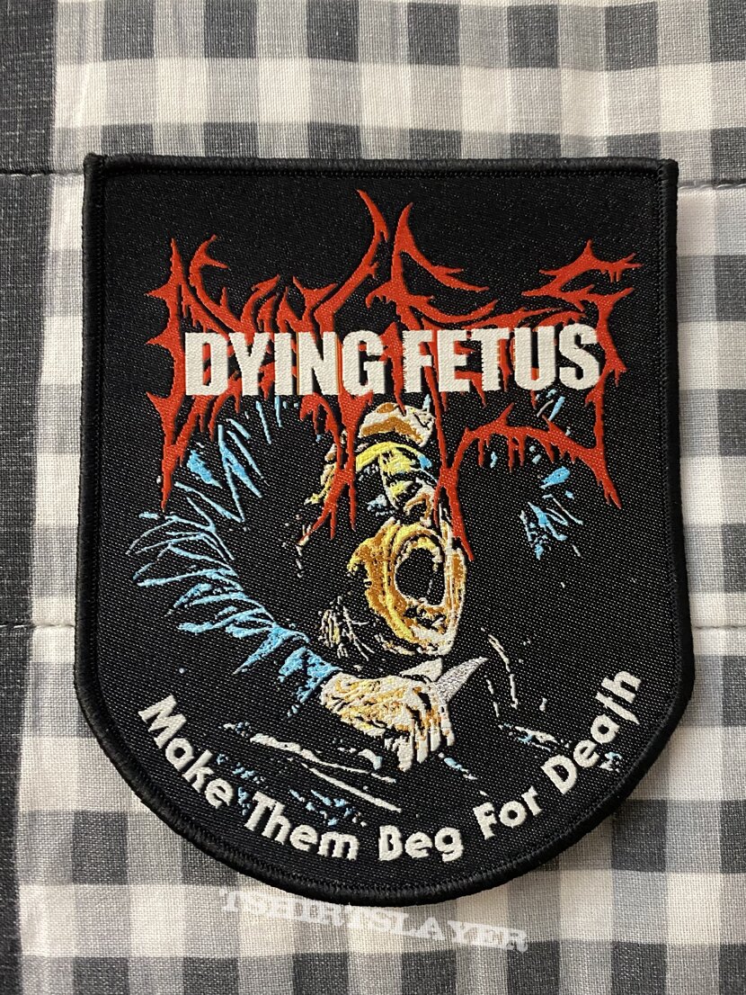 Dying Fetus Woven patch