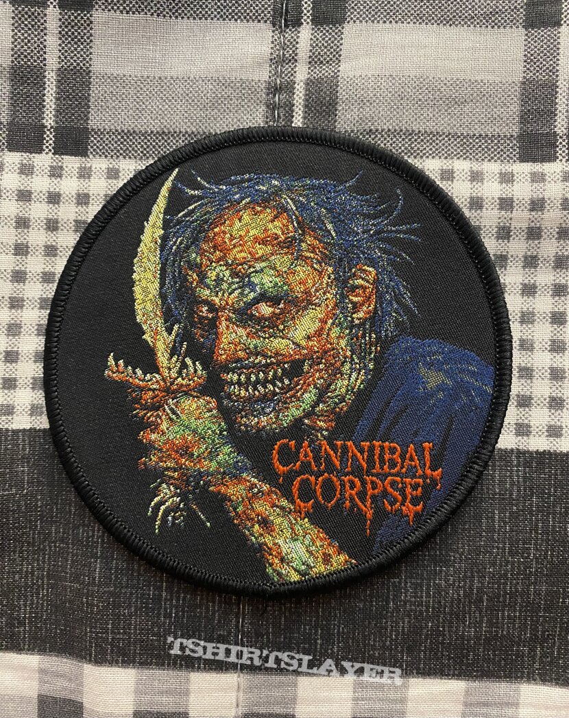 Cannibal Corpse woven circle patch 