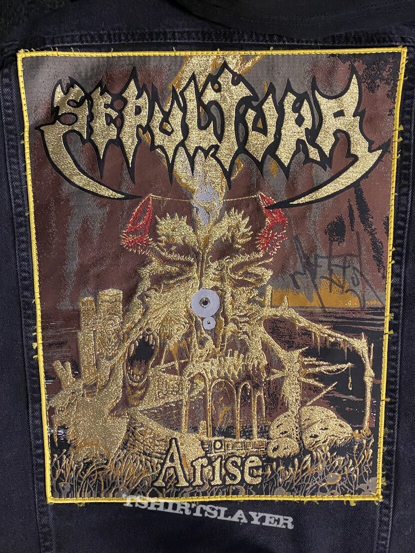 Sepultura Arise Woven Back Patch