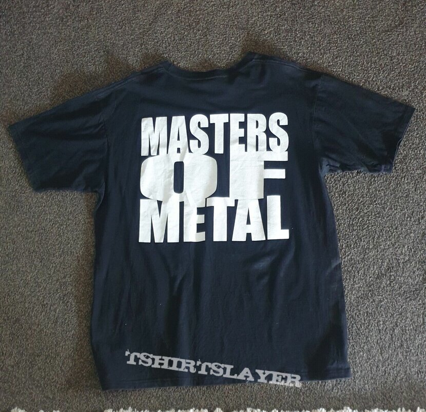 AGENT STEEL omega conspiracy masters of metal T SHIRT 1999