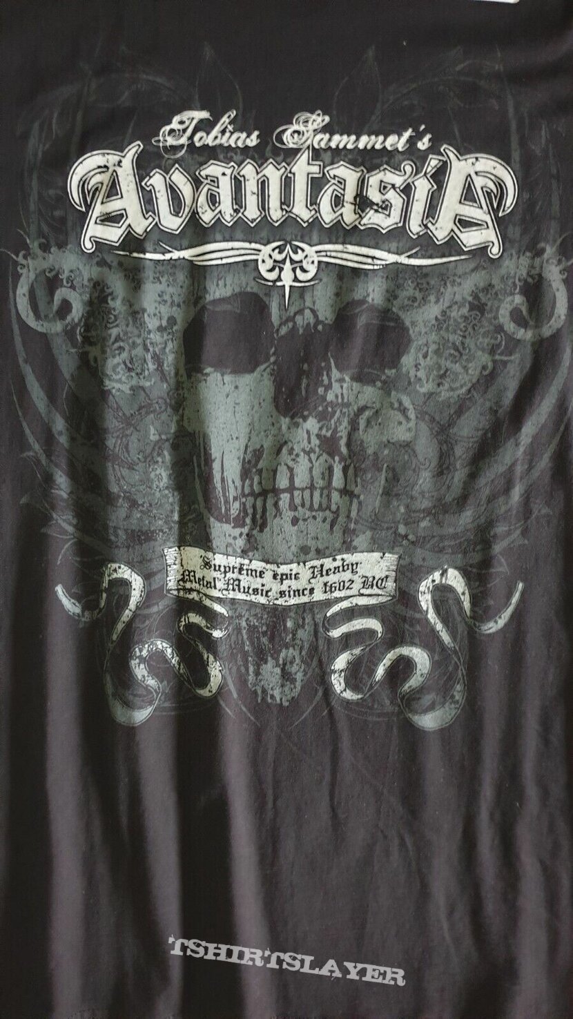 AVANTAISIA surpreme epic heavy metal music skull logo T SHIRT