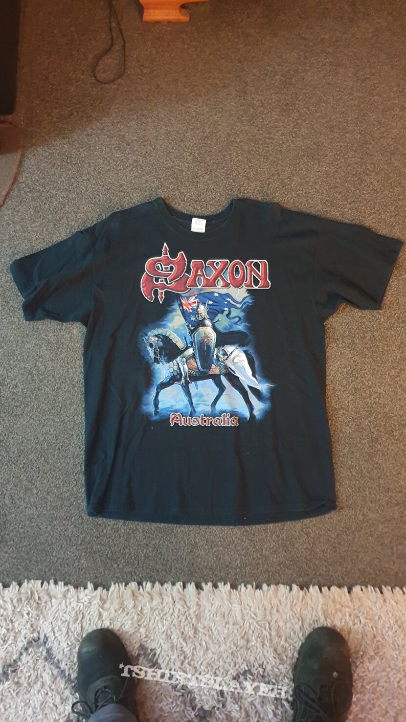 SAXON australian tour t shirt 2008 SAXON australian tour t shirt 2008