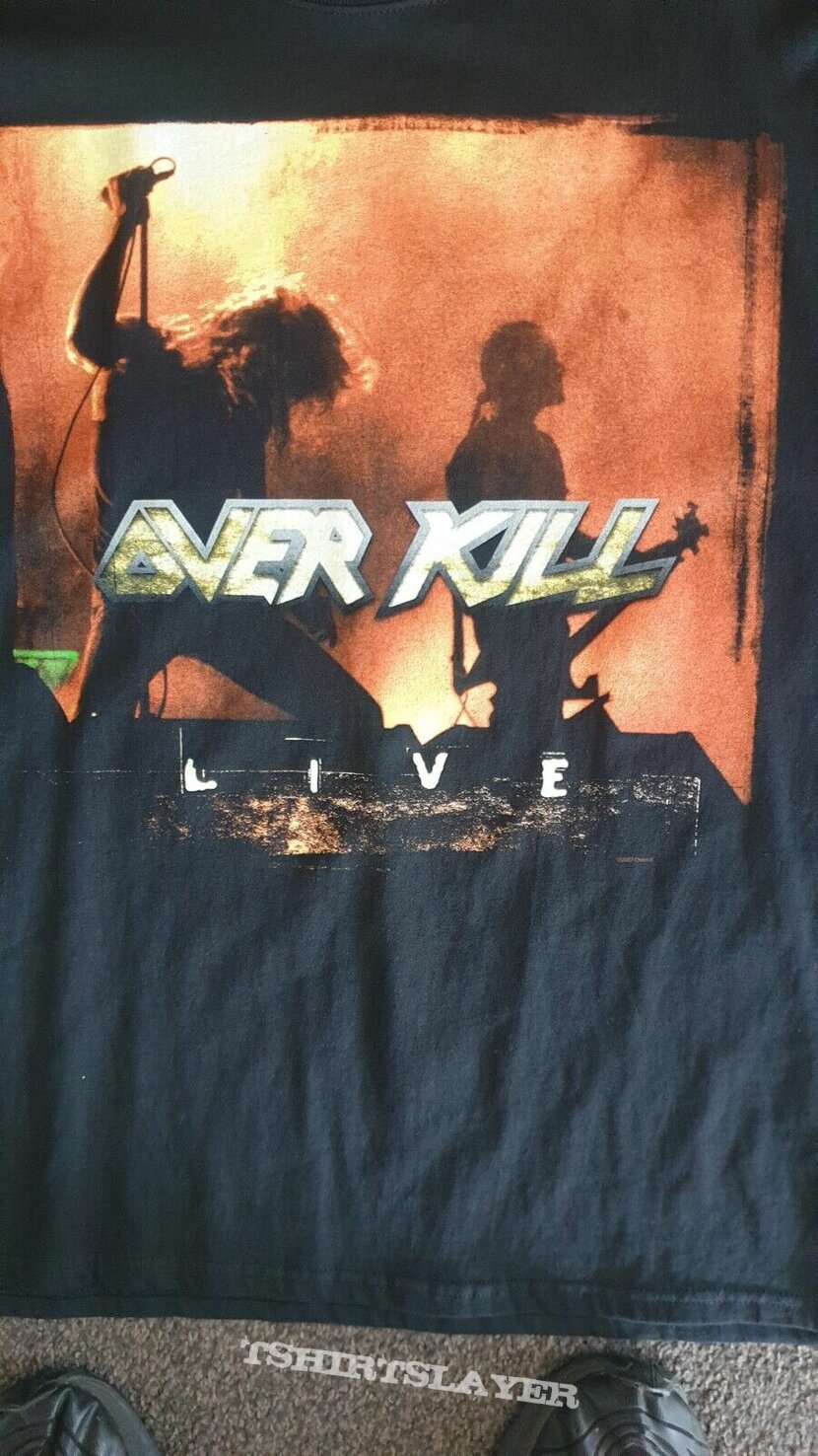 OVERKILL wrecking everything live T SHIRT 2002