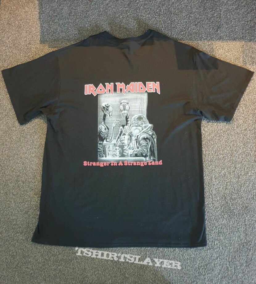 IRON MAIDEN stranger in a strange land T SHIRT *BOOT*