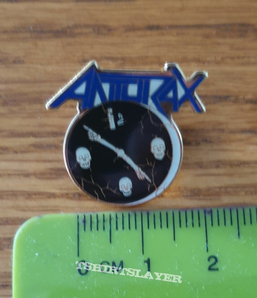 ANTHRAX persistance of time MINI PIN