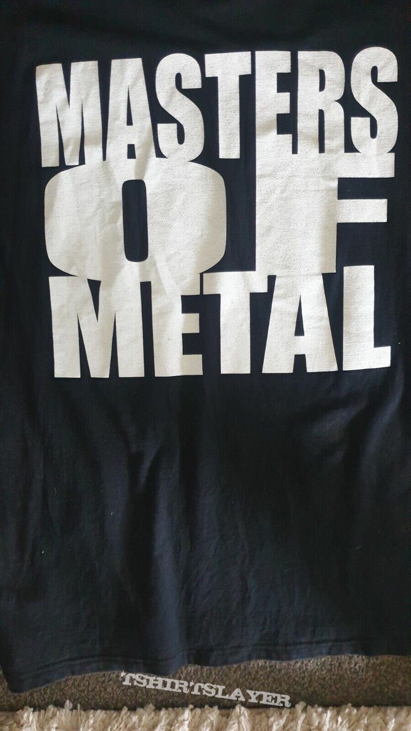 AGENT STEEL omega conspiracy masters of metal T SHIRT 1999