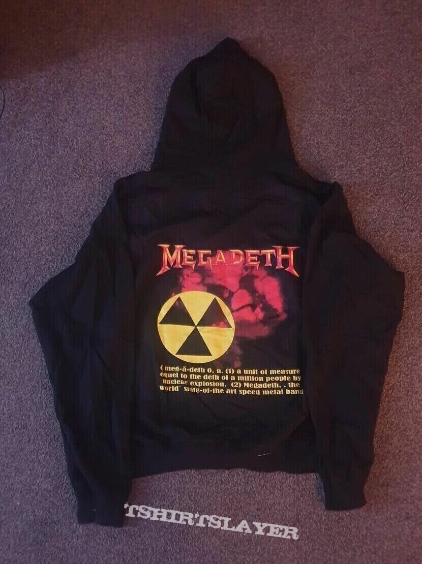MEGADETH radiation hoodie size XXL BOOT