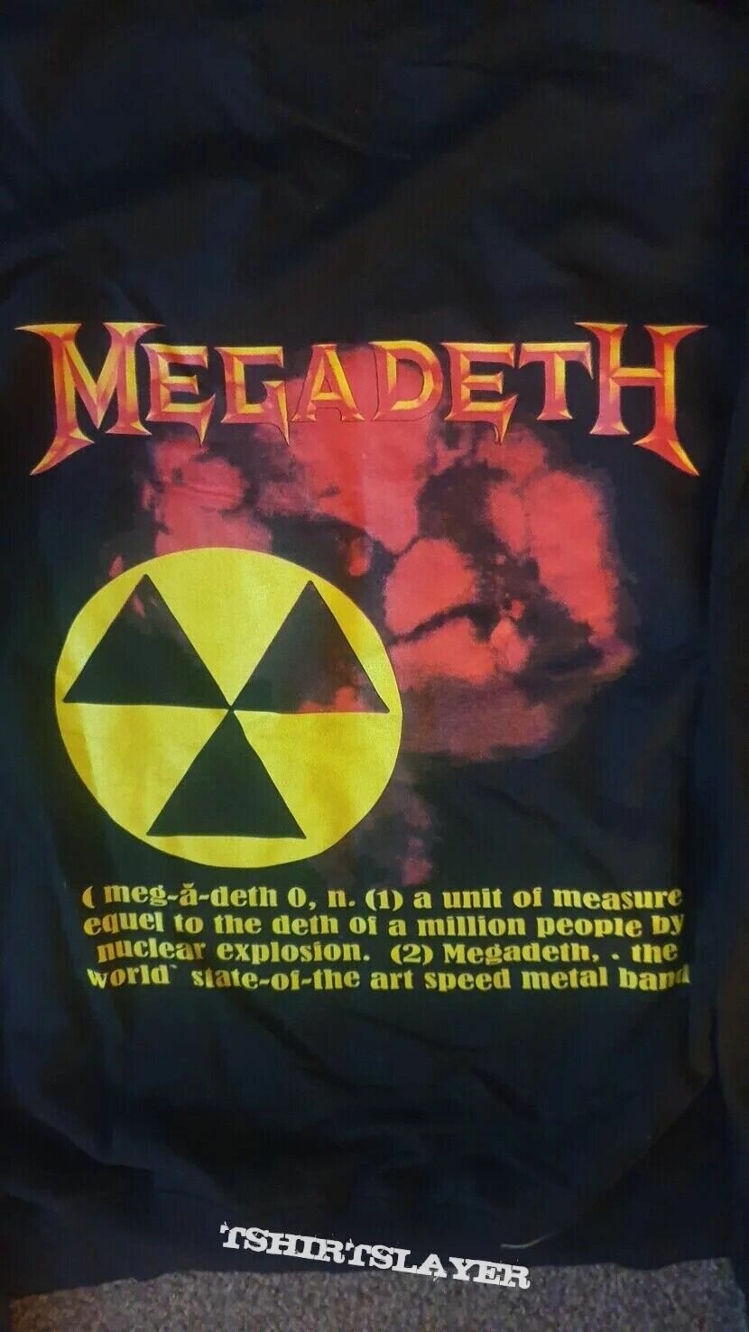 MEGADETH radiation hoodie size XXL BOOT