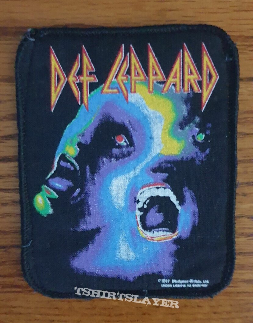 DEF LEPPARD hysteria PATCH 1987