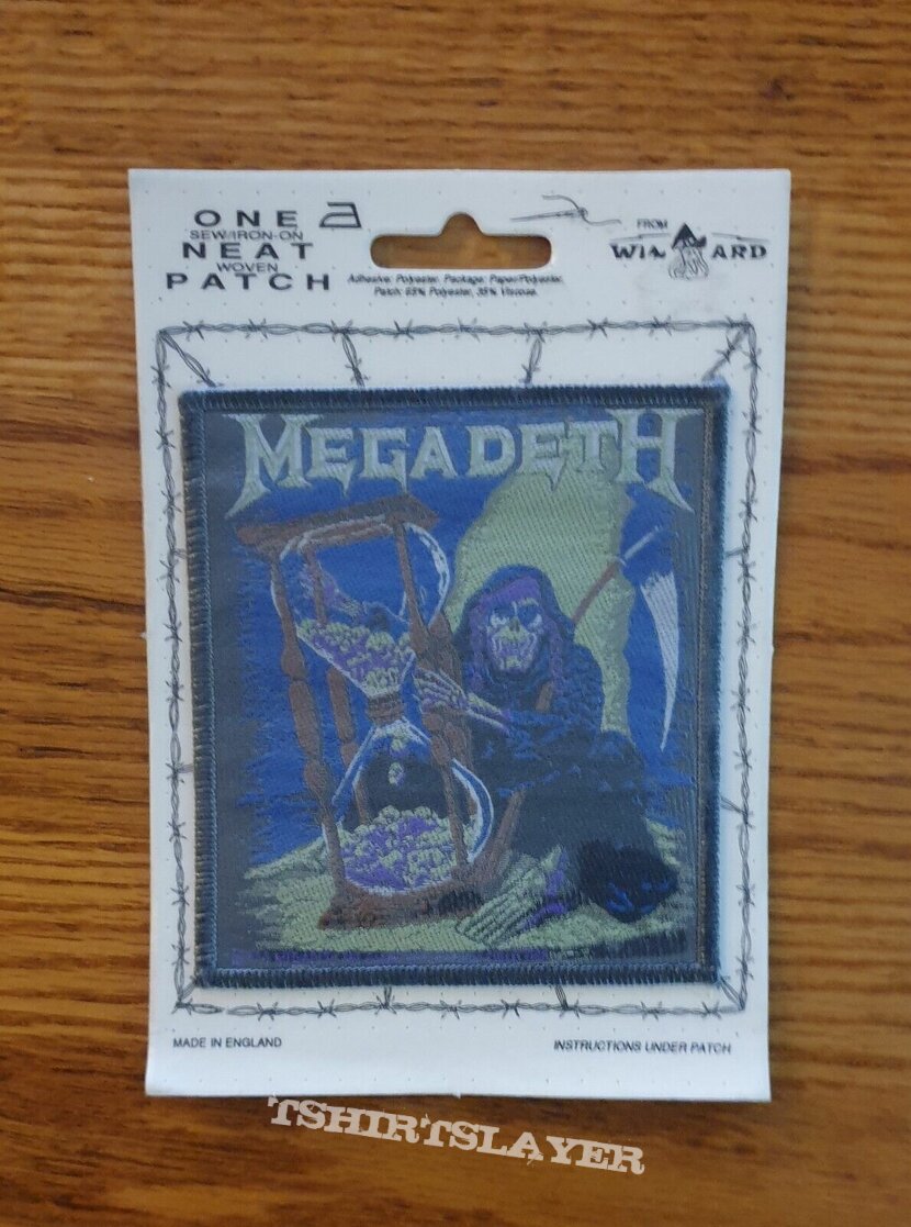 MEGADETH vic reaper time patch sealed
