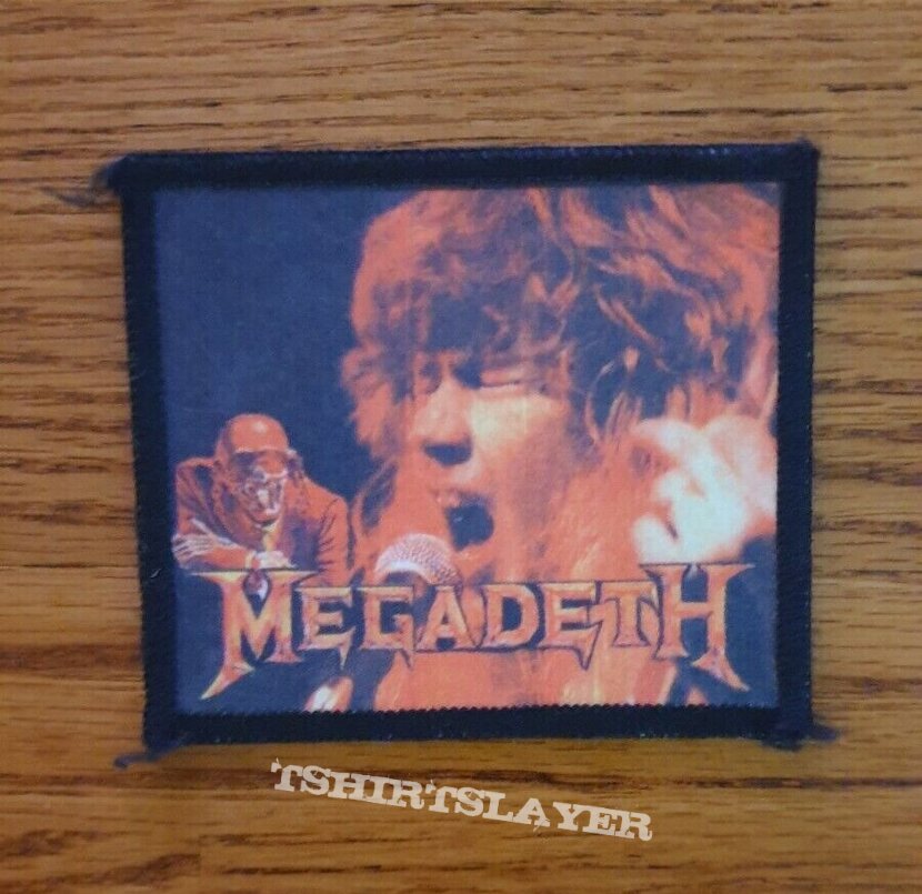 MEGADETH peace sells dave live patch