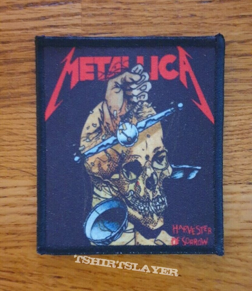 METALLICA harvester of sorrow PATCH *BOOT*