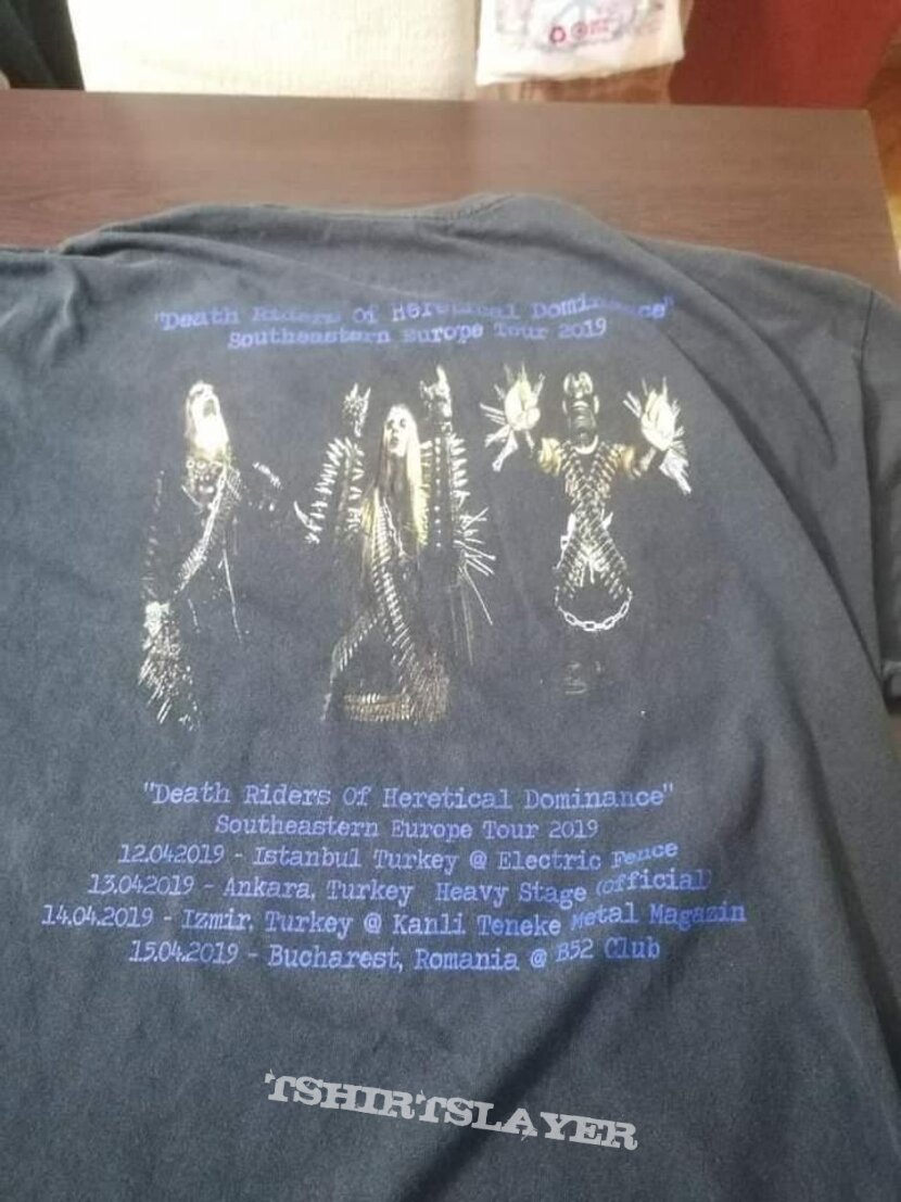 Thornspawn-Death Riders Of Heretical Dominance Southeastern Europe Tour 2019 T shirt