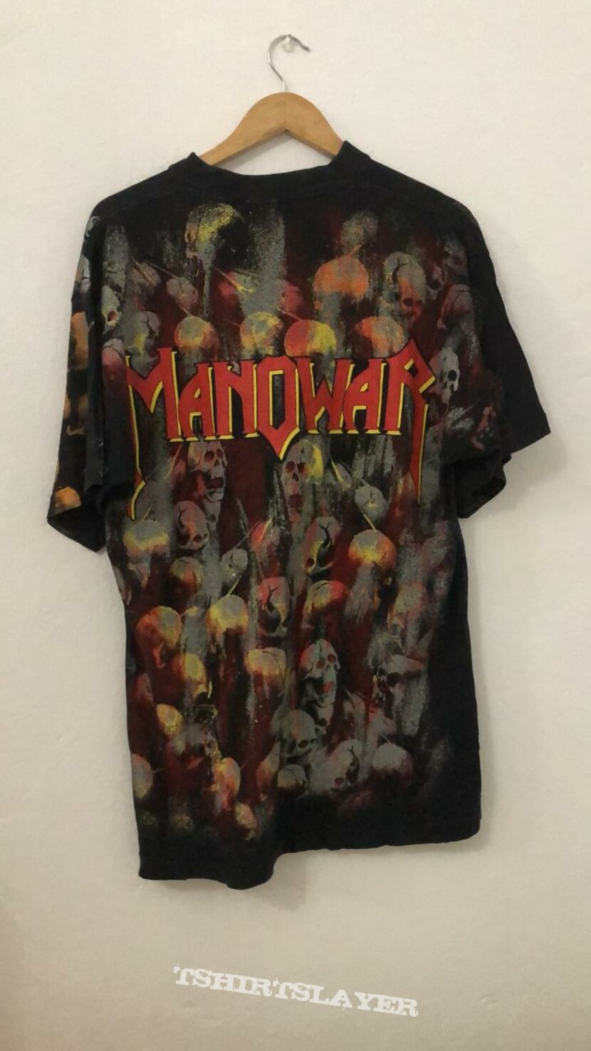 manowar  1994 all over print tshirt