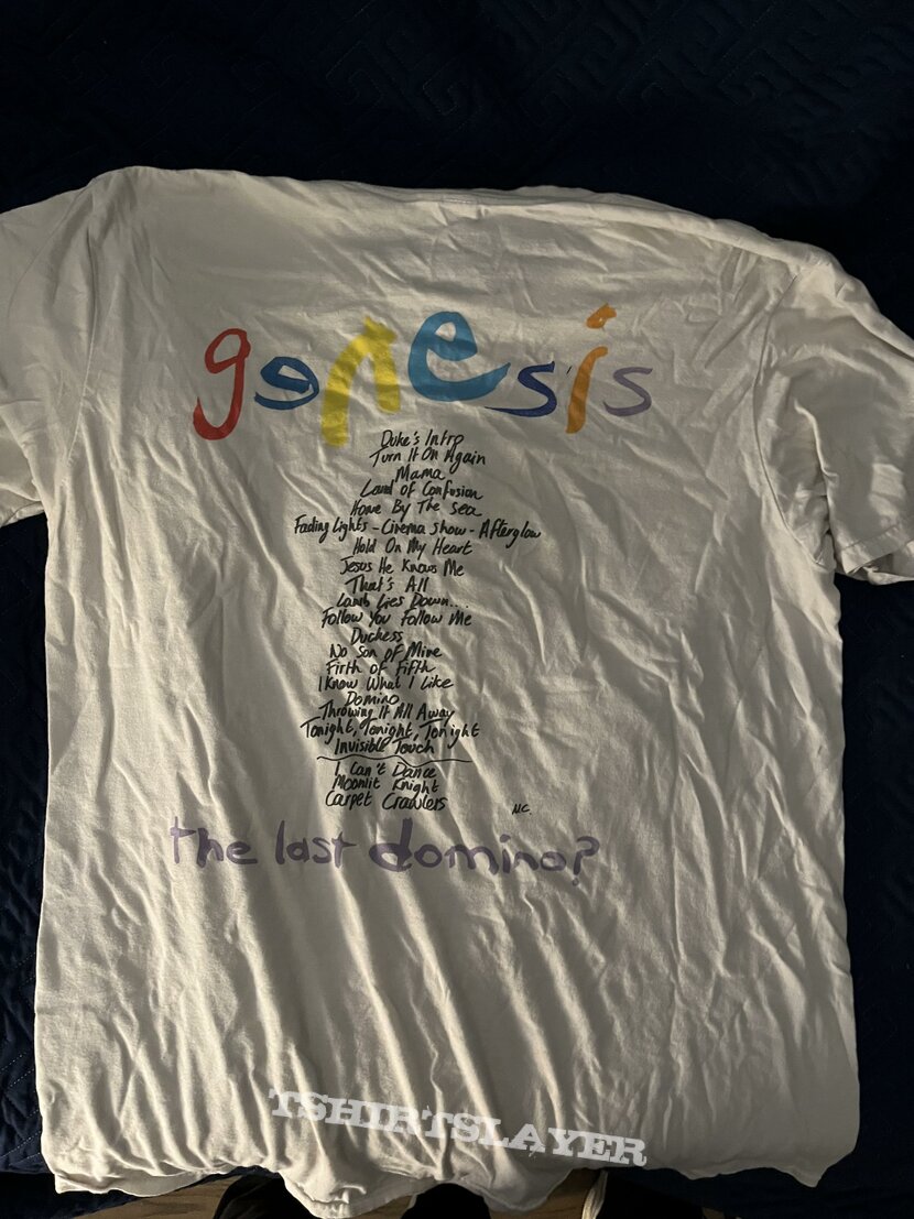 Genesis The Last Domino Tour shirt