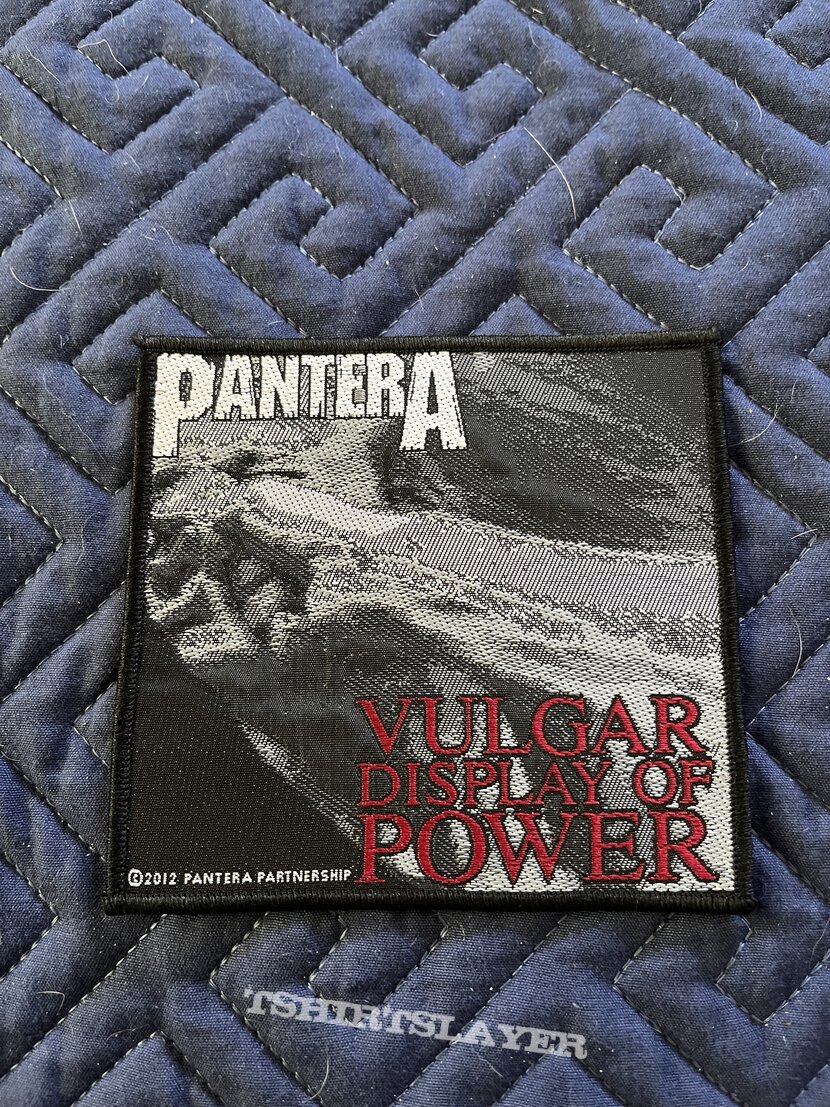 Pantera Vulgar Display of Power patch