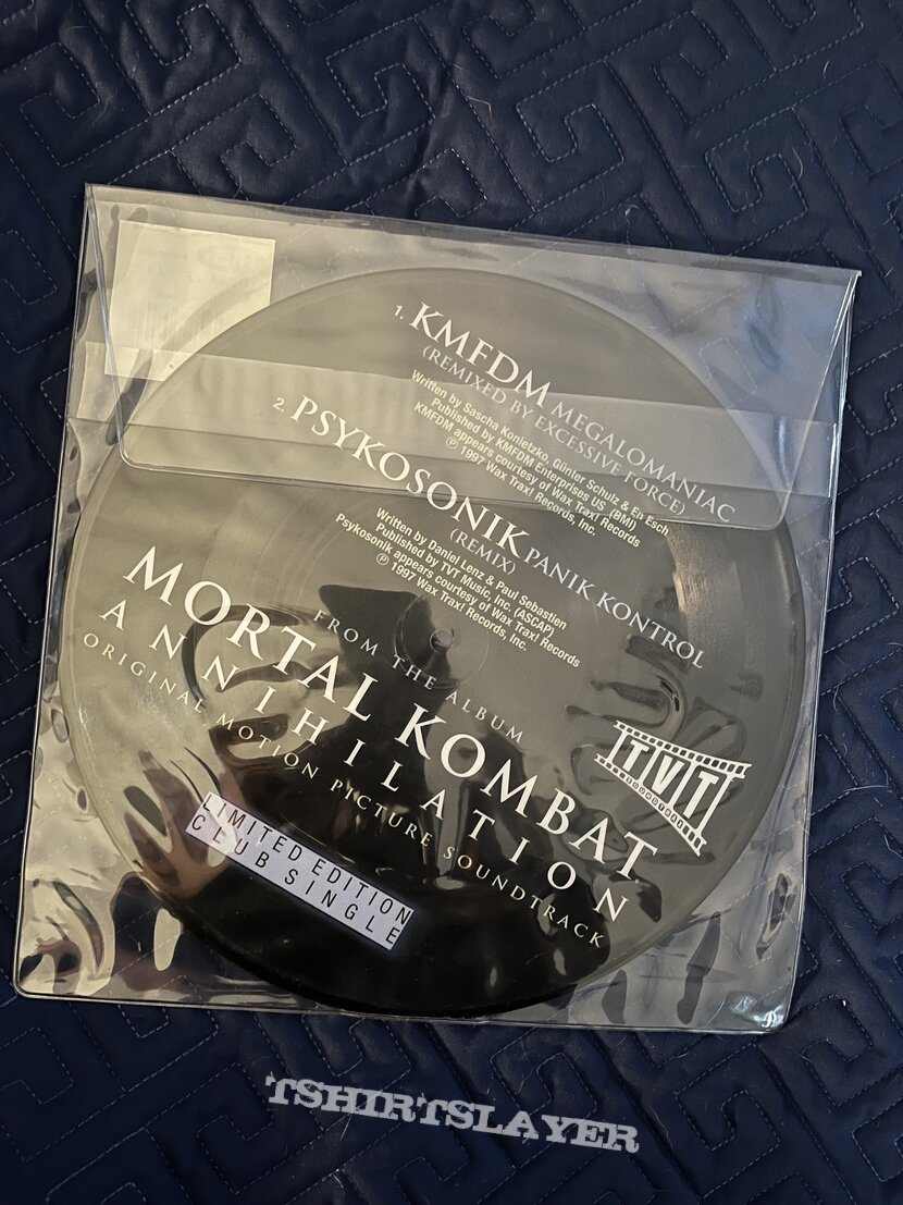 KMFDM Mortal Kombat Annihilation Single Vinyl