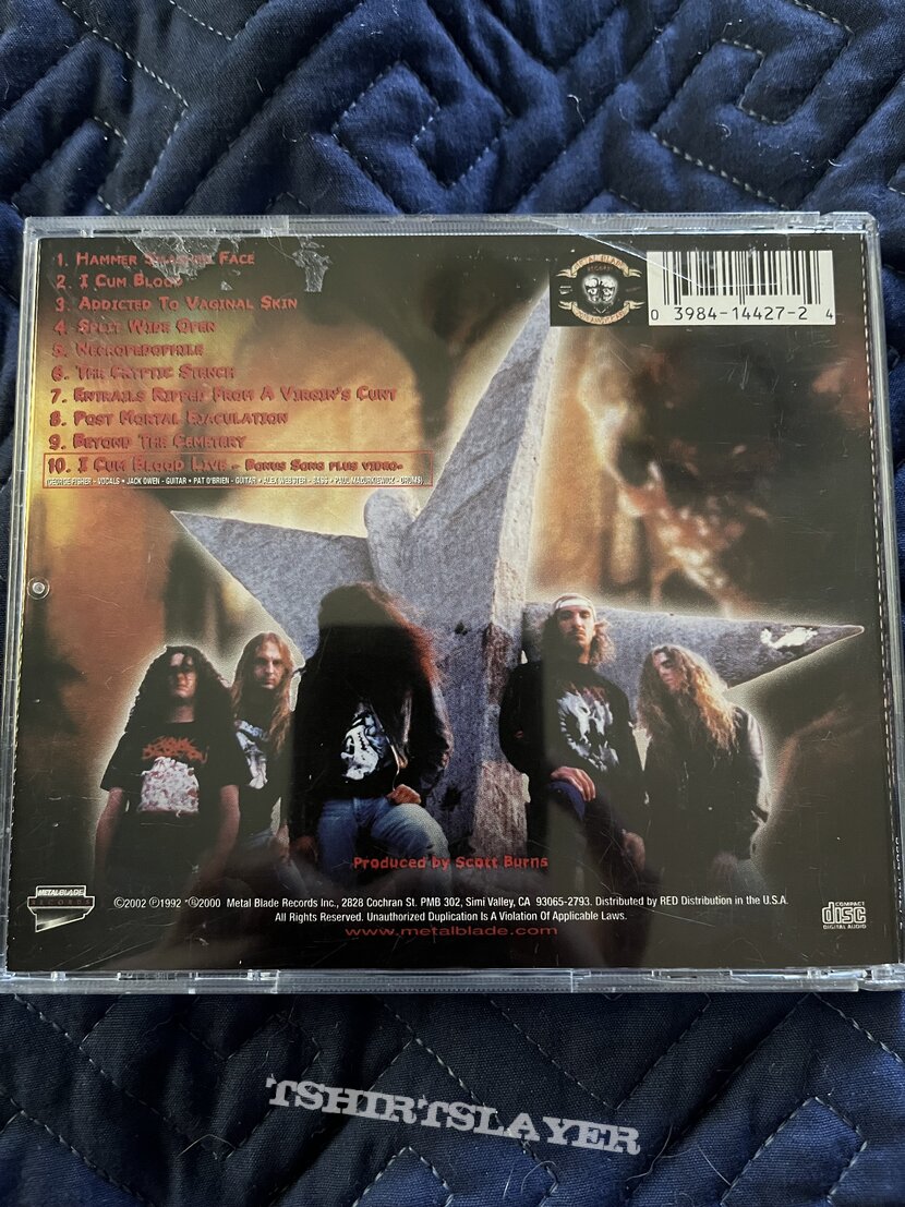 Cannibal Corpse tomb of the mutilated cd