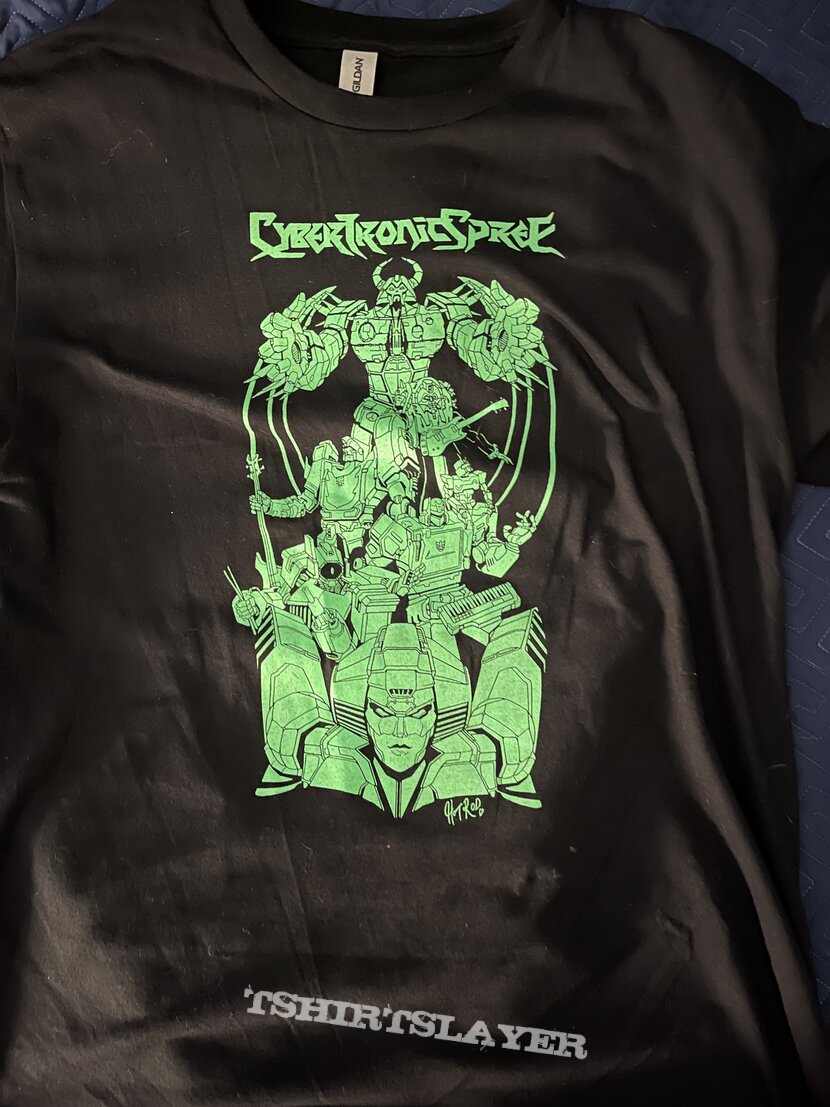 Cybertronic Spree concert shirt