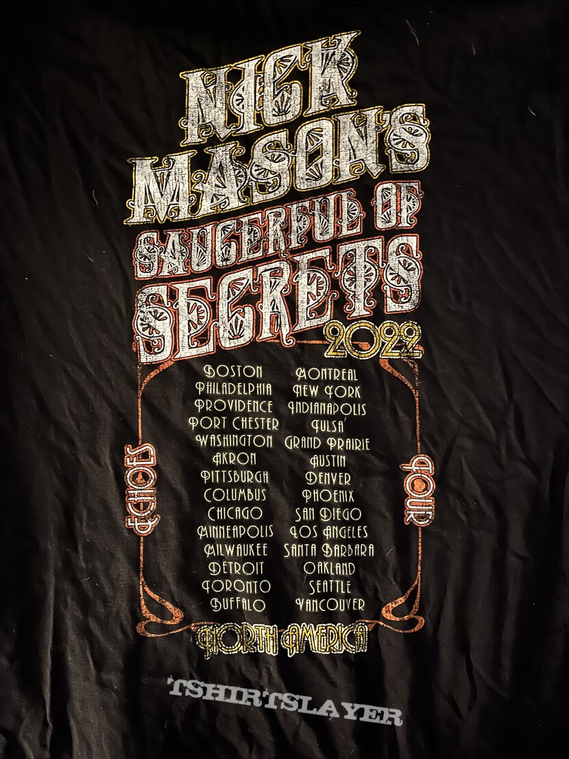 Nick Masons Saucerful of Secrets concert shirt