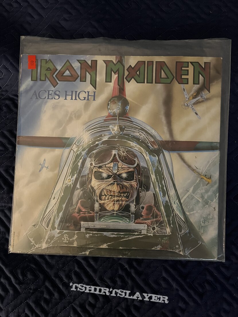 Iron Maiden Aces High Single Vinyl 