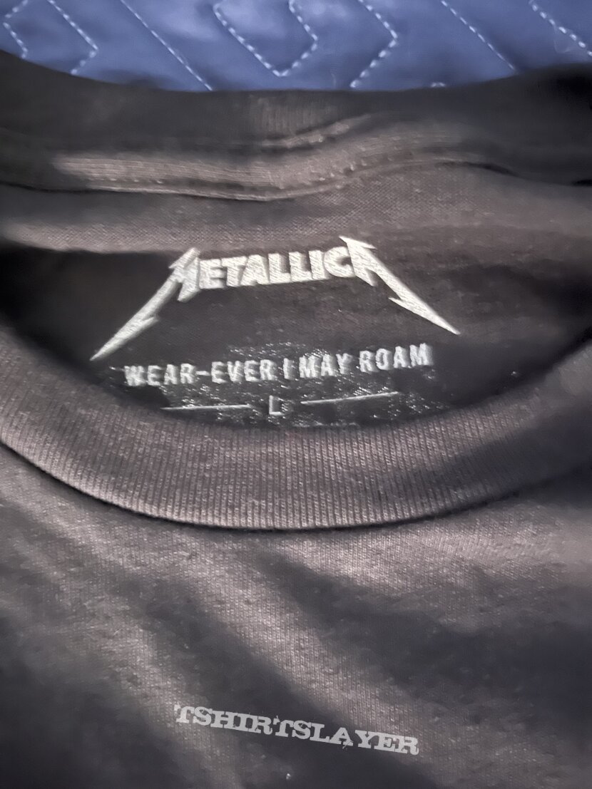 Metallica pop up shop shirt