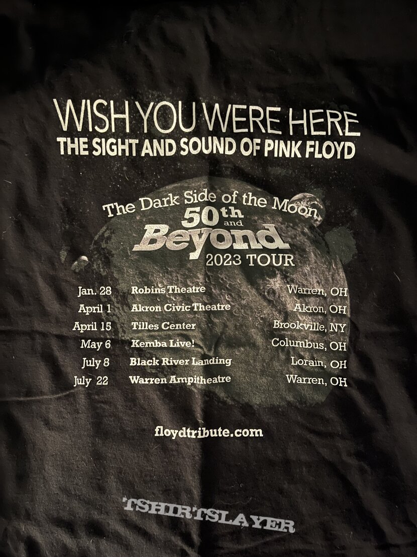 Wish You Were Here concert shirt