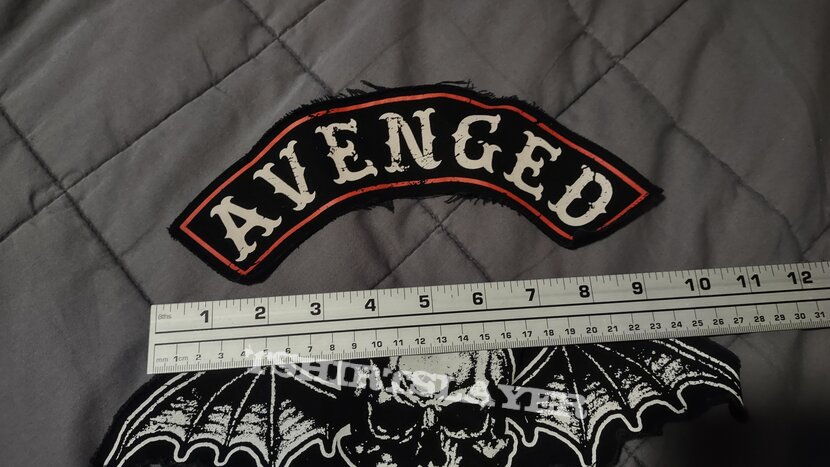 Avenged Sevenfold fabric patch set