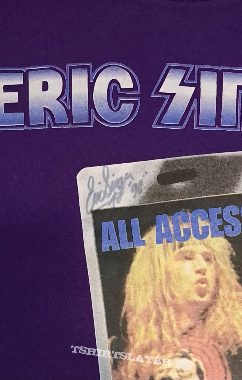 Eric Singer, All Access To Drumming t-shirt (signed/autographed) Eric Singer, All Access To Drumming t-shirt (signed/autographed)