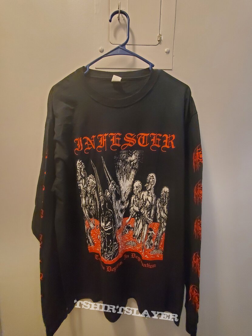 Infester To The Depths Longsleeve | TShirtSlayer TShirt and ...