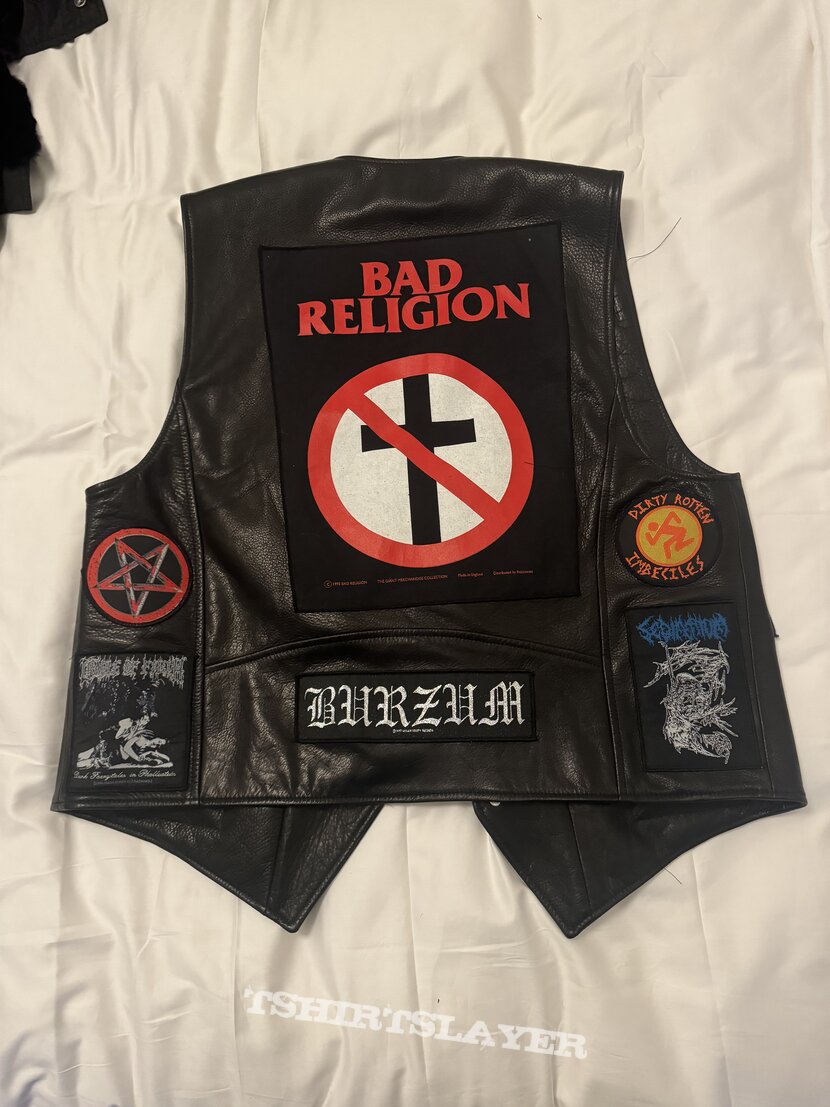 Bad religion vest WIP