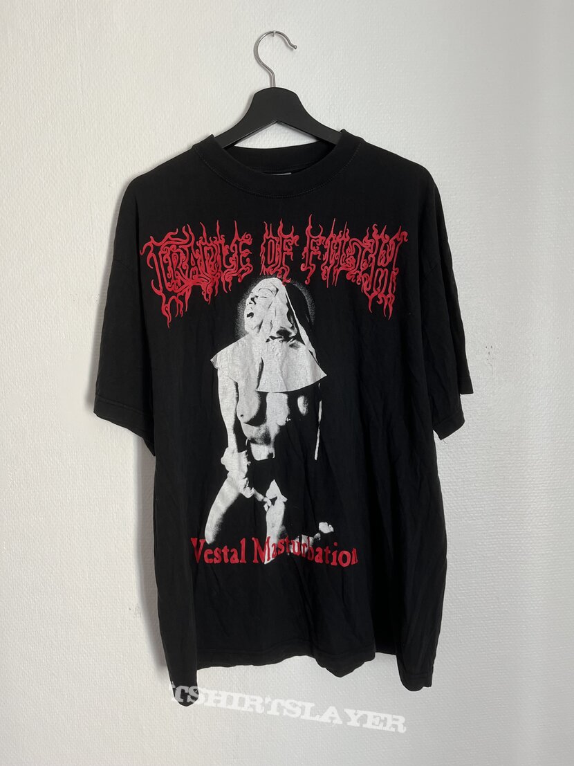 90’s Cradle of filth Vestal masturbation T-shirt