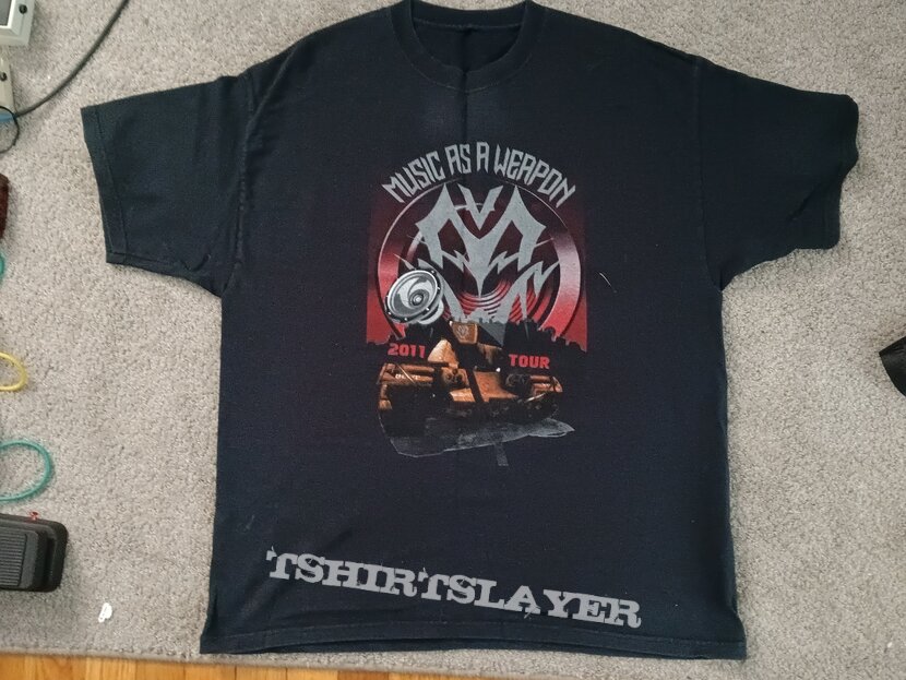 Disturbed Music As A Weapon 2011&#039;Tour Tshirt 