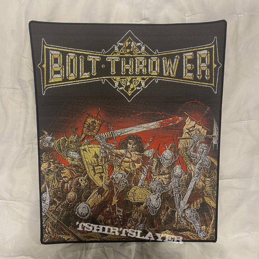 Bolt Thrower War Master Woven Backpatch 