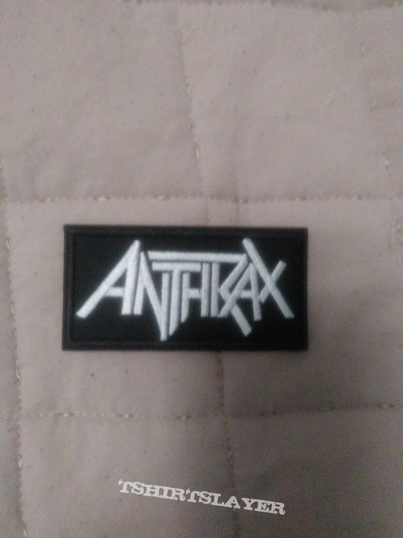 Anthrax band logo patch 