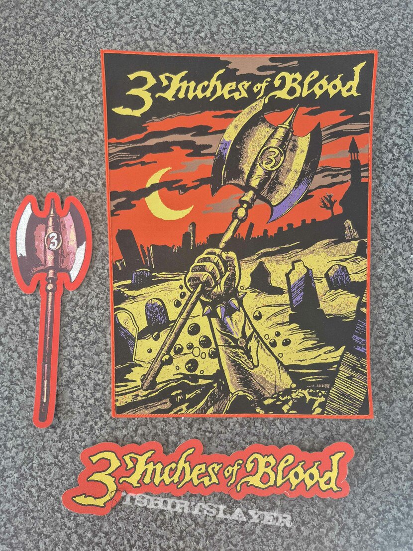 3 Inches of Blood Backpatch set 3 Inches of Blood Backpatch set