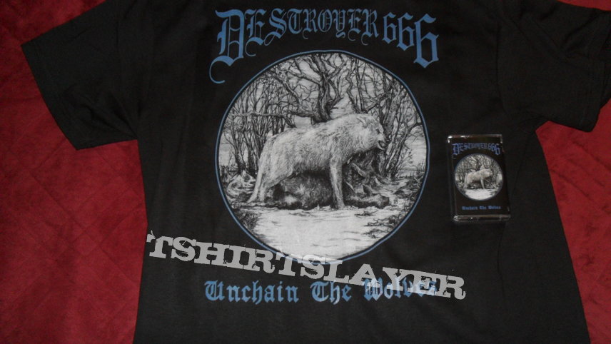 Deströyer 666 Destroyer 666 - Unchain the Wolves shirt + cassette