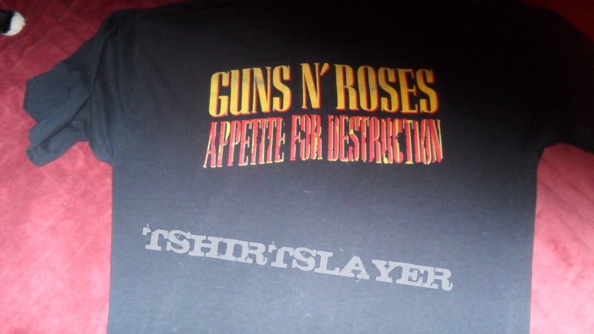 Guns N&#039; Roses - AFD Skull Cross shirt