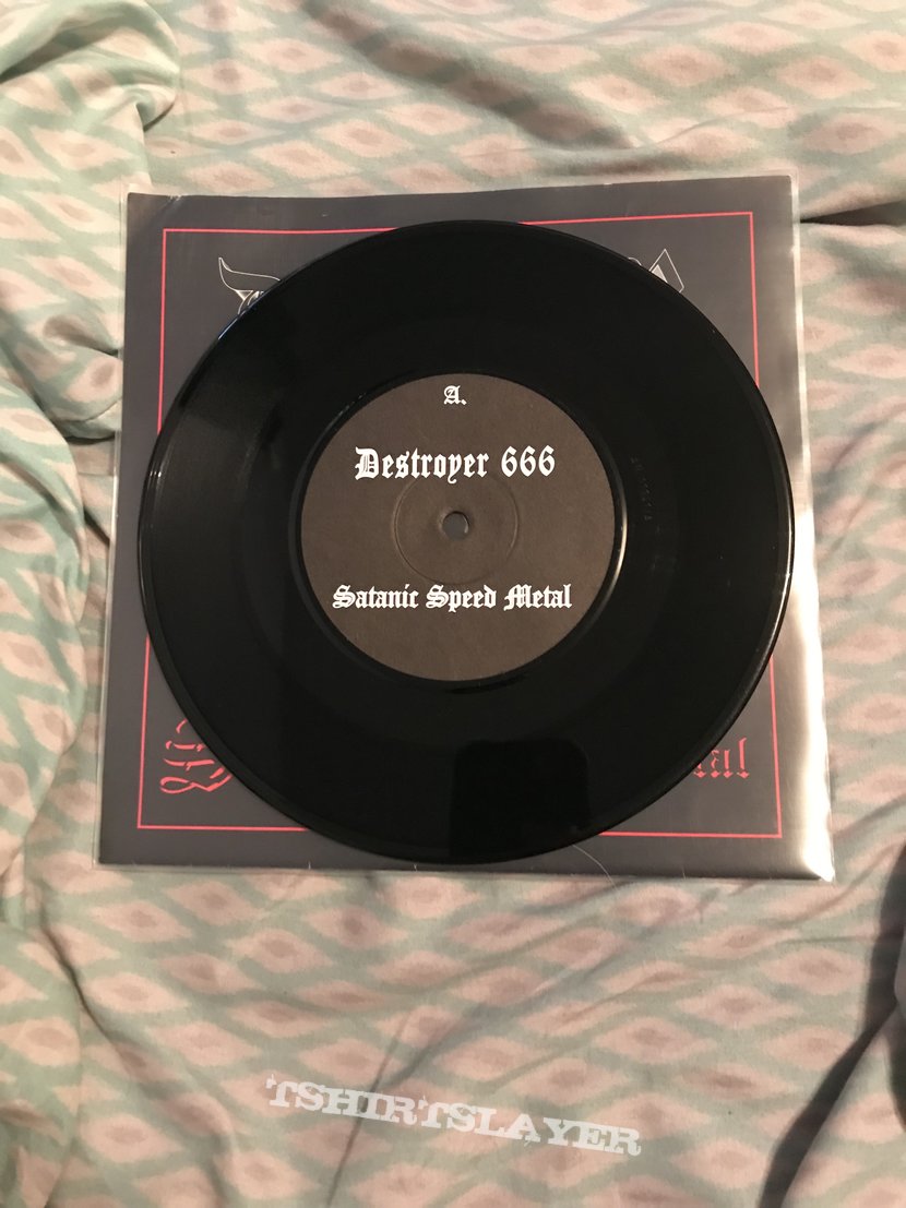 Deströyer 666 Destroyer 666 - Satanic Speed Metal 7” vinyl 